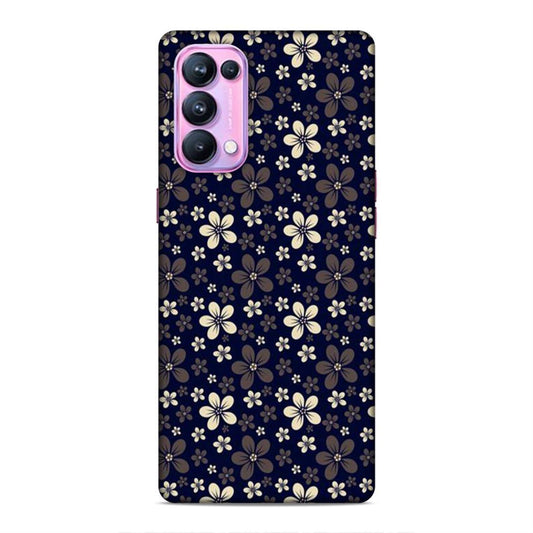 Small Flower Art Oppo Reno 5 Pro Phone Back Cover