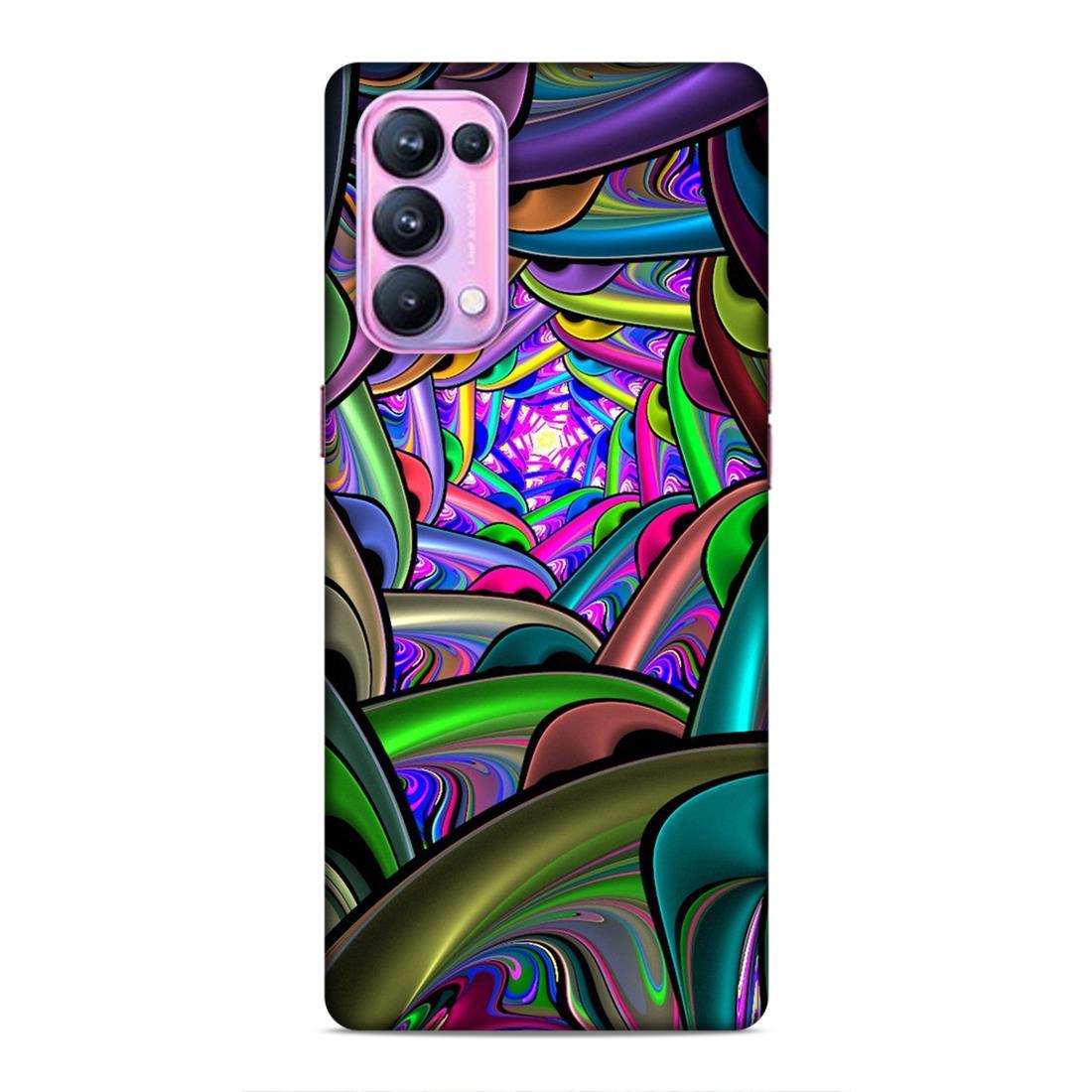 Deep Multicolour Oppo Reno 5 Pro Mobile Cover