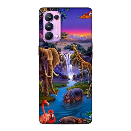 Jungle Art Oppo Reno 5 Pro Mobile Cover