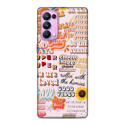 Choose Kindness Oppo Reno 5 Pro Phone Back Case