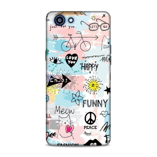 Cute Funky Happy Realme 1 Mobile Cover Case