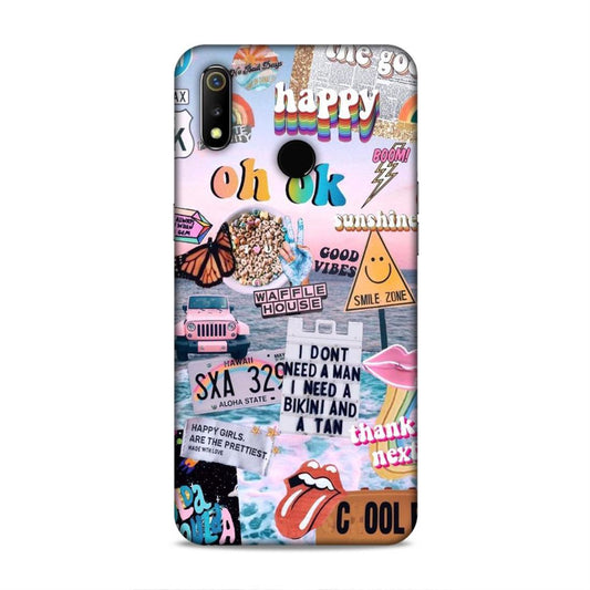 Oh Ok Happy Realme 3 Phone Case Cover