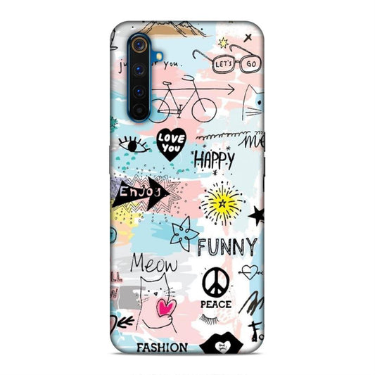 Cute Funky Happy Realme 6 Mobile Cover Case