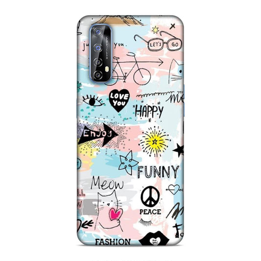 Cute Funky Happy Realme 7 Mobile Cover Case
