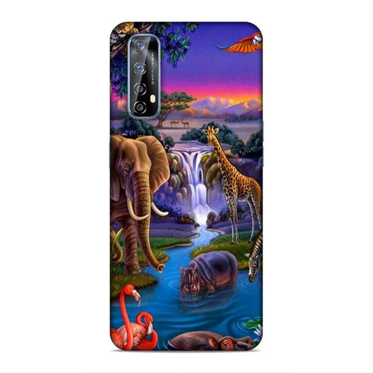 Jungle Art Realme 7 Mobile Cover