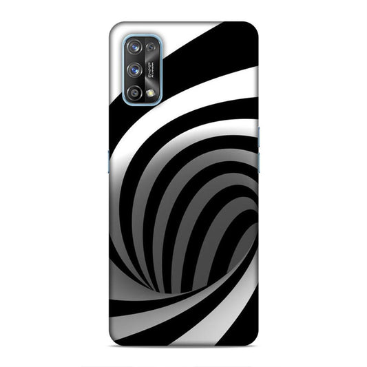 Black And White Realme 7 Pro Mobile Cover