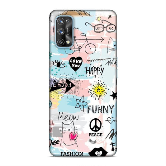 Cute Funky Happy Realme 7 Pro Mobile Cover Case
