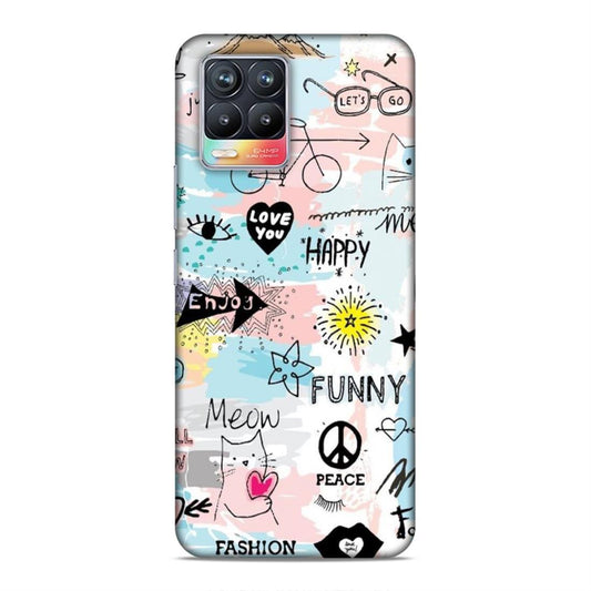 Cute Funky Happy Realme 8 Mobile Cover Case