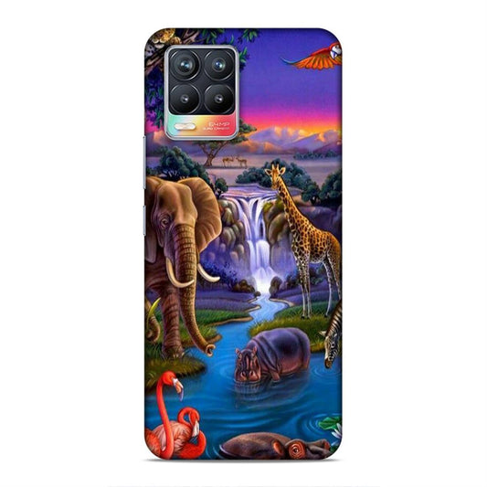 Jungle Art Realme 8 Mobile Cover