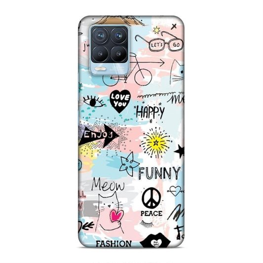 Cute Funky Happy Realme 8 Pro Mobile Cover Case