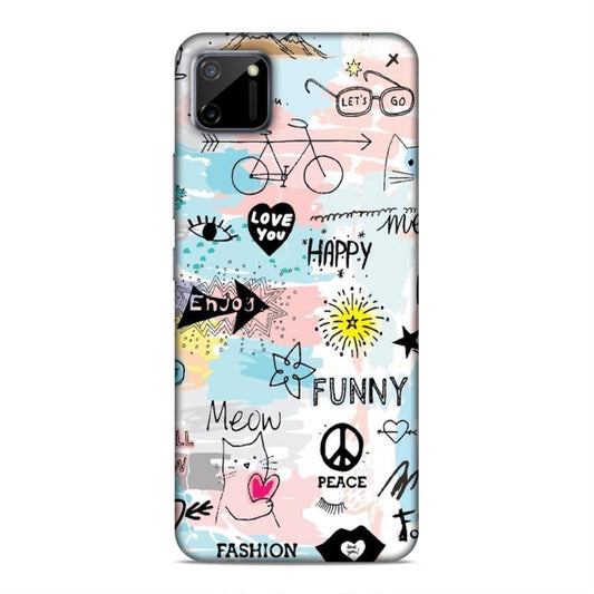Cute Funky Happy Realme C11 Mobile Cover Case