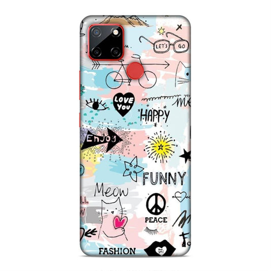 Cute Funky Happy Realme C12 Mobile Cover Case