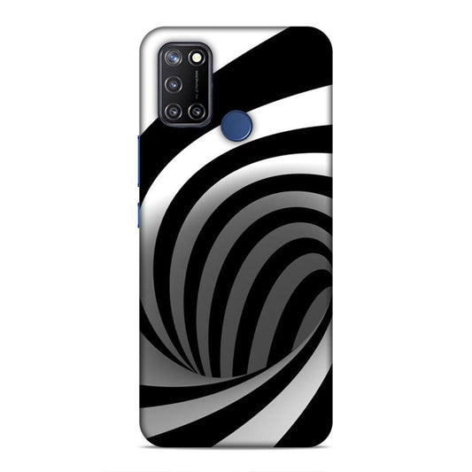 Black And White Realme C17 Mobile Cover