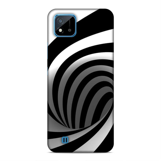 Black And White Realme C20 Mobile Cover