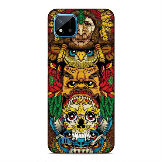 skull ancient art Realme C20 Phone Case Cover