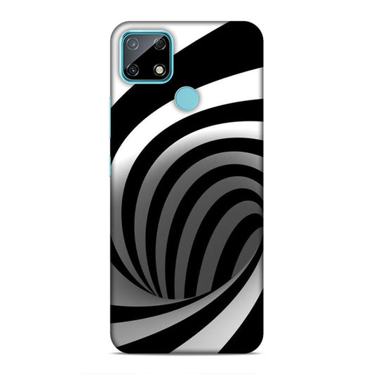 Black And White Realme C25 Mobile Cover