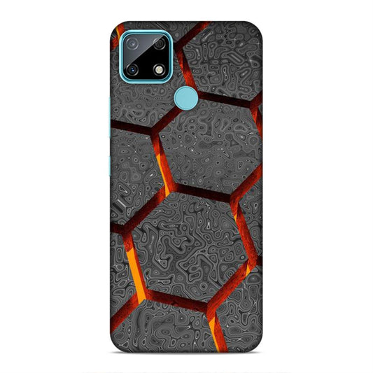 Hexagon Pattern Realme C25 Phone Case Cover