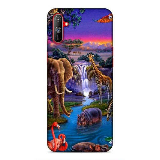 Jungle Art Realme C3 Mobile Cover