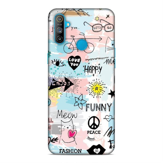Cute Funky Happy Realme Narzo 20A Mobile Cover Case