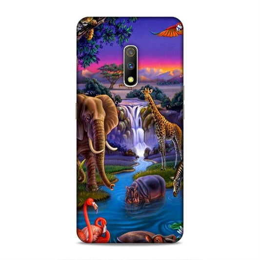 Jungle Art Realme X Mobile Cover