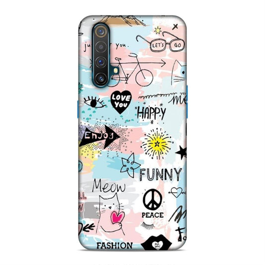 Cute Funky Happy Realme X3 Super Zoom Mobile Cover Case