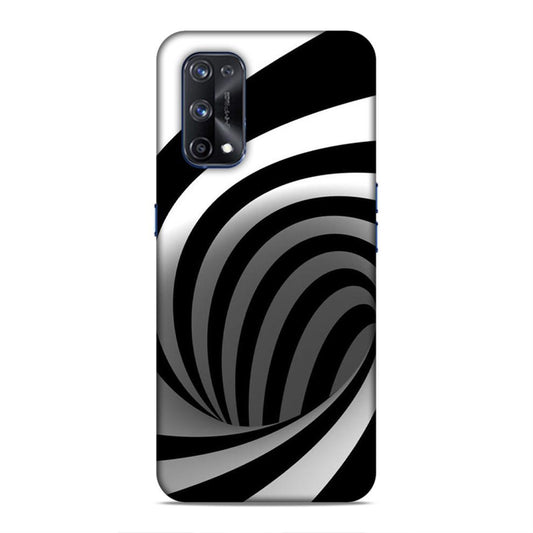 Black And White Realme X7 Pro Mobile Cover
