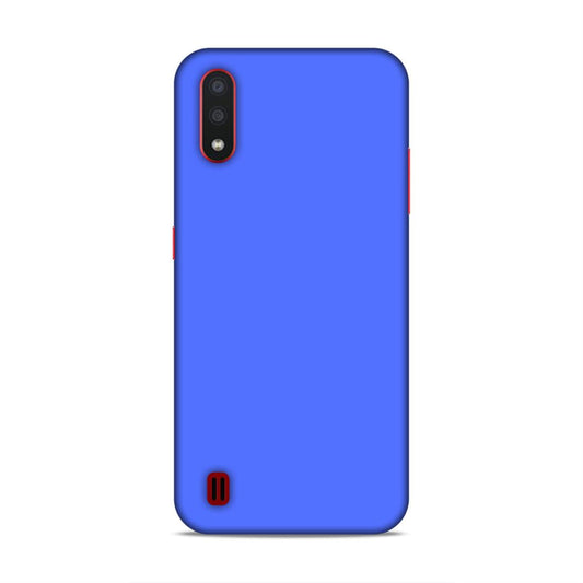 Royal Blue Plain Samsung Galaxy A01 Mobile Back Case