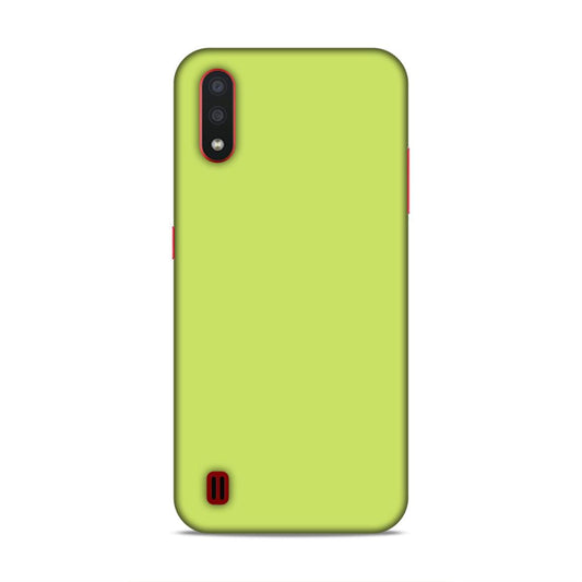 Lime Classic Plain Samsung Galaxy A01 Phone Cover Case