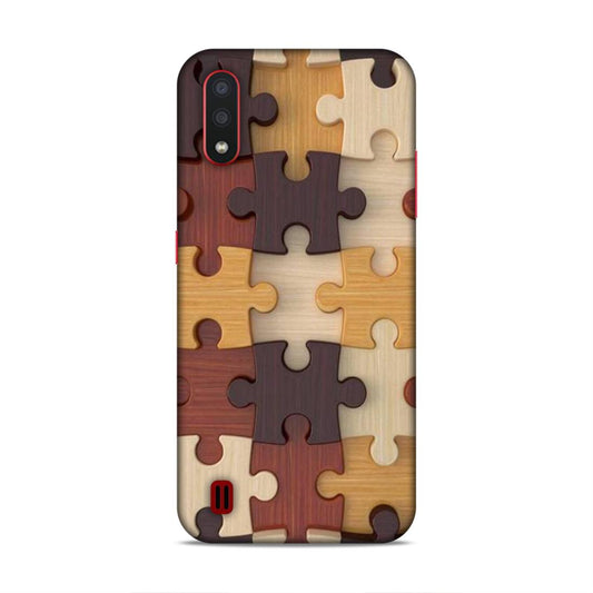 Jigsaw Puzzle Samsung Galaxy A01 Phone Back Cover