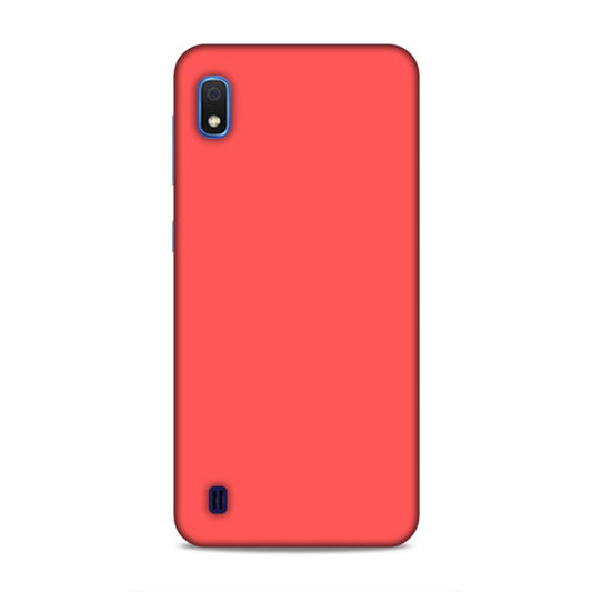Coral Red Plain Samsung Galaxy A10 Phone Cover