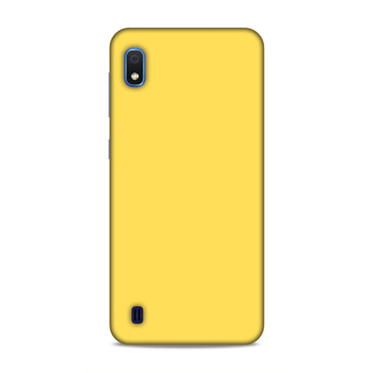 Yellow Classic Plain Samsung Galaxy A10 Phone Case Cover