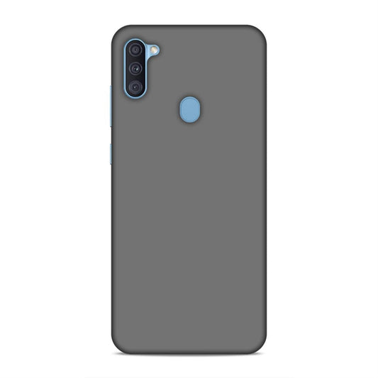 Grey Classic Plain Samsung Galaxy A11 Phone Back Case