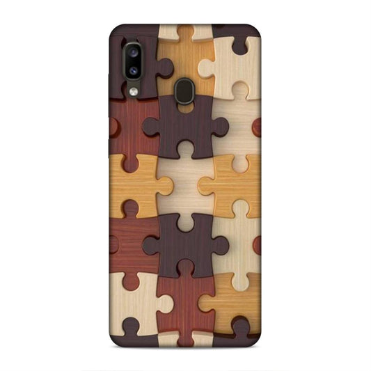 Jigsaw Puzzle Samsung Galaxy A20 Phone Back Cover