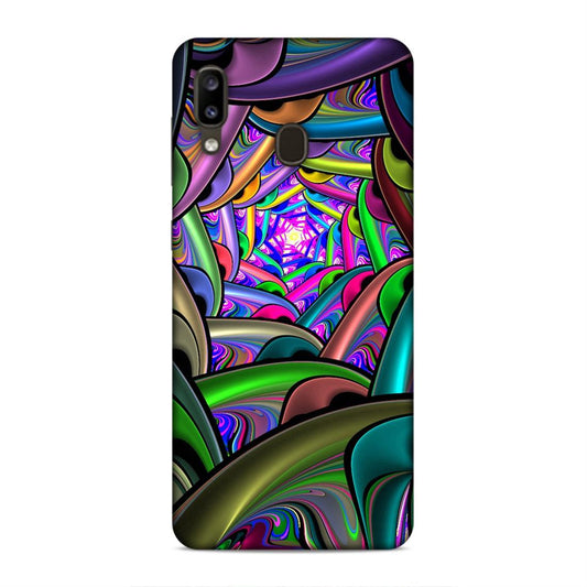 Deep Multicolour Samsung Galaxy A20 Mobile Cover
