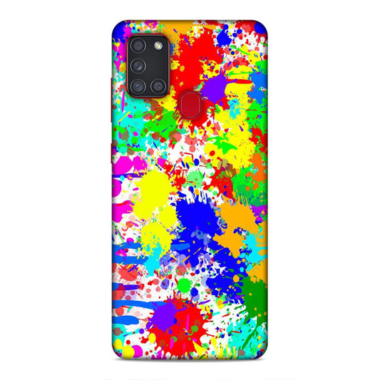 MultColour Canvas Samsung Galaxy A21s Mobile Back Case