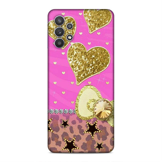 Cute Pink Heart Samsung Galaxy A32 Phone Case Cover