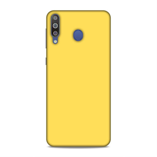 Yellow Classic Plain Samsung Galaxy A40s Phone Case Cover
