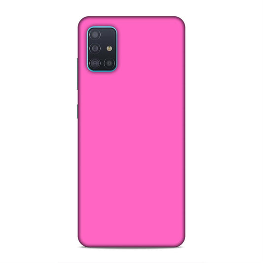 Pink Classic Plain Samsung Galaxy A51 Mobile Back Cover