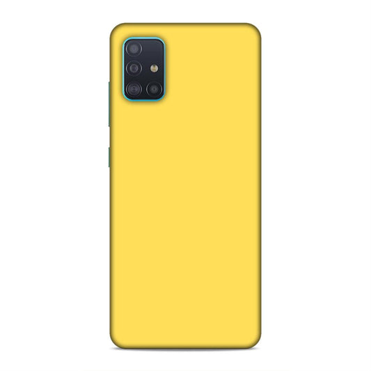 Yellow Classic Plain Samsung Galaxy A51 Phone Case Cover