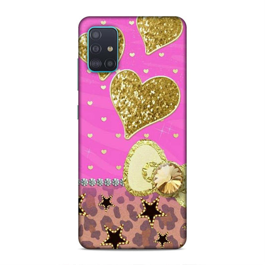 Cute Pink Heart Samsung Galaxy A51 Phone Case Cover