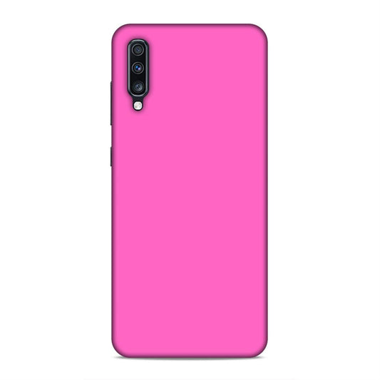 Pink Classic Plain Samsung Galaxy A70 Mobile Back Cover