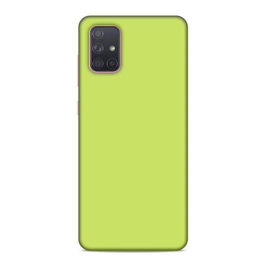 Lime Classic Plain Samsung Galaxy A71 Phone Cover Case