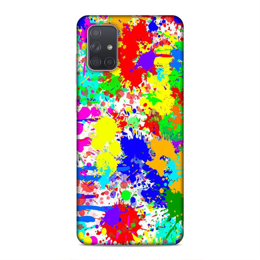 MultColour Canvas Samsung Galaxy A71 Mobile Back Case