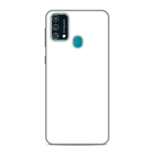 White Classic Plain Samsung Galaxy F41 Mobile Case Cover