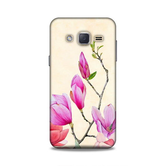 Pink Flower Samsung Galaxy J2 (2015) Mobile Cover Case