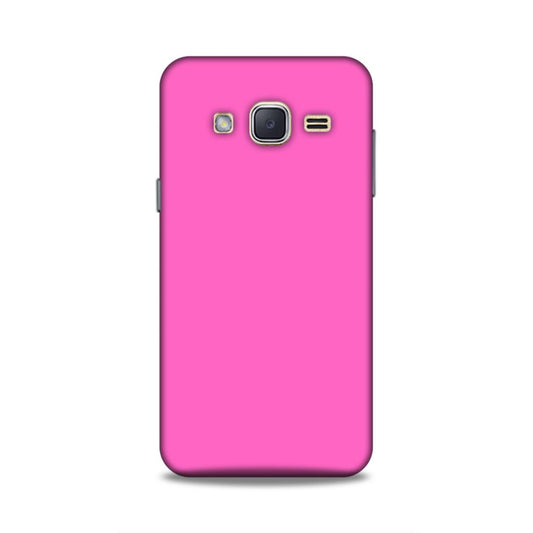 Pink Classic Plain Samsung Galaxy J2 (2017) Mobile Back Cover