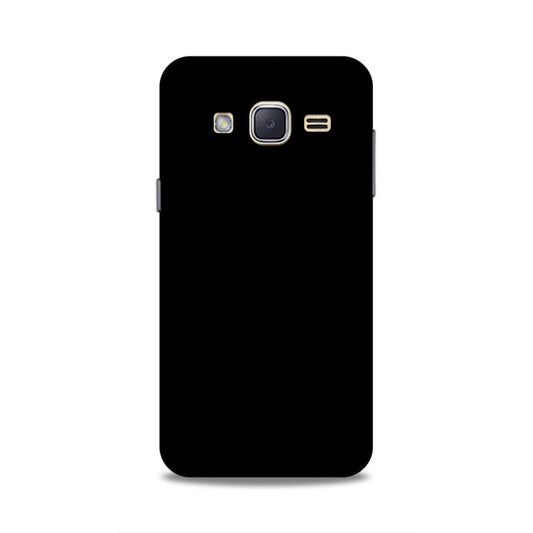 Black Classic Plain Samsung Galaxy J2 (2017) Phone Cover Case Case