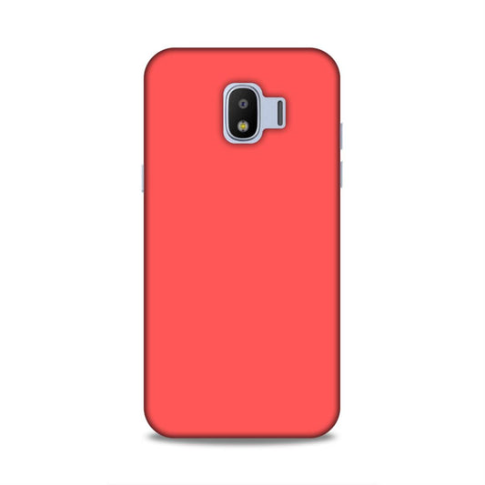 Coral Red Plain Samsung Galaxy J2 (2018) Phone Cover