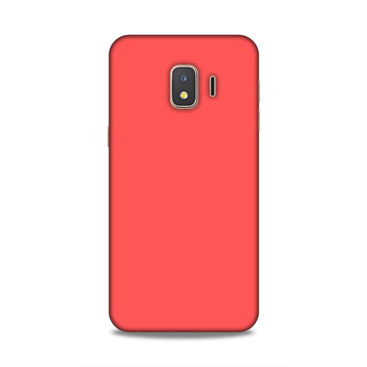 Coral Red Plain Samsung Galaxy J2 Core (2020) Phone Cover