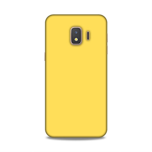 Yellow Classic Plain Samsung Galaxy J2 Core (2020) Phone Case Cover
